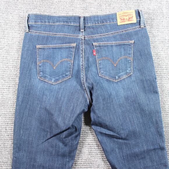 Levi’s Slimming Skinny Womens W31x27 Blue Mid Rise Stretch Denim - Picture 8 of 11